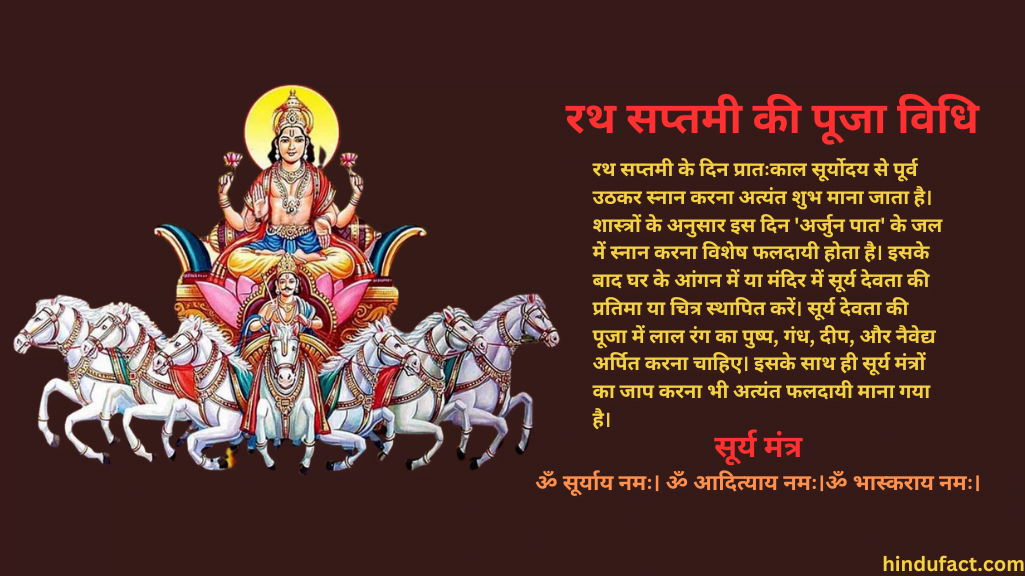 रथ सप्तमी की पूजा विधि