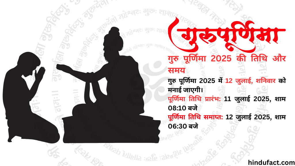 गुरु पूर्णिमा 2025 की तिथि और समय