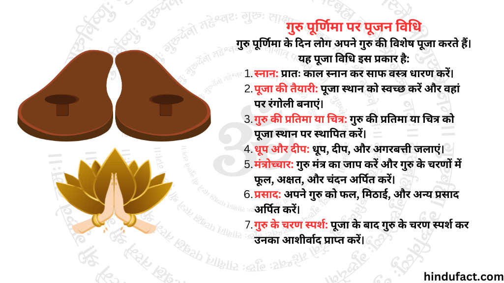 गुरु पूर्णिमा पर पूजन विधि