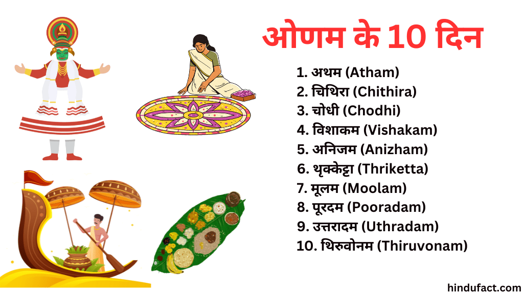 ओणम के 10 दिन 